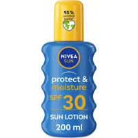 Nivea Sun Protect &amp; Moisture SPF30+ Lotion: £18.39£6.95 | Amazon