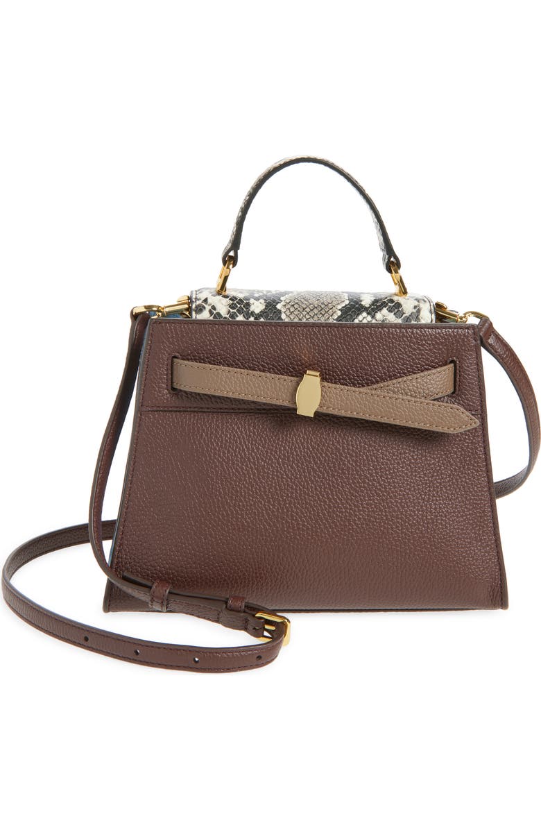 Dash Leather Top Handle Bag