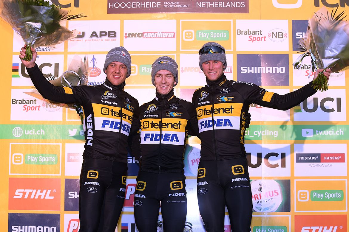 Telenet Fidea swept the podium in Hoogerheide