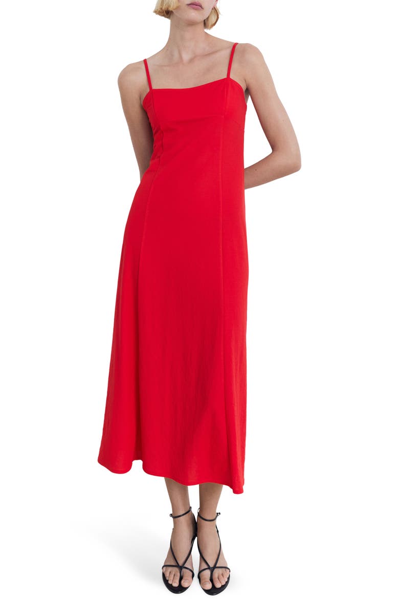 Bow Back Midi Dress