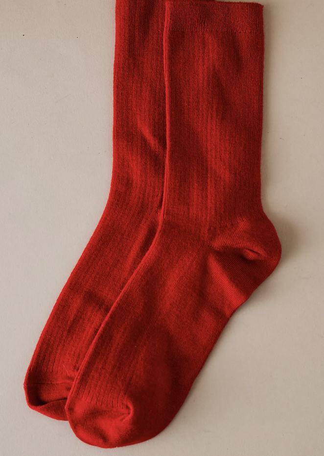 Ribbed Trouser Socks