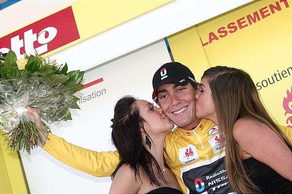 Stage 3 winner Giacomo Nizzolo (RadioShack-Nissan) is the Tour de Wallonie's new leader.