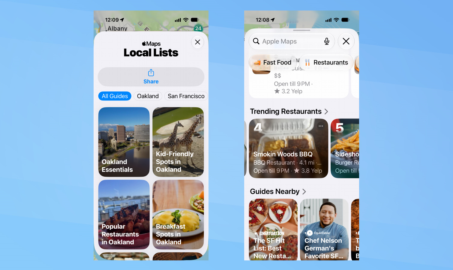 iOS 27 - Find out what's trending in Maps.