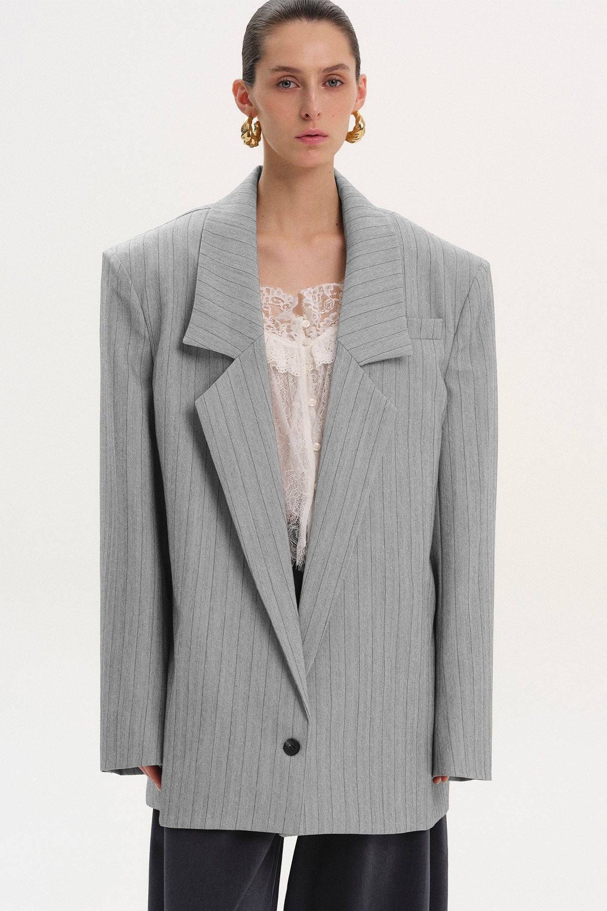 Notched Lapel Blazer