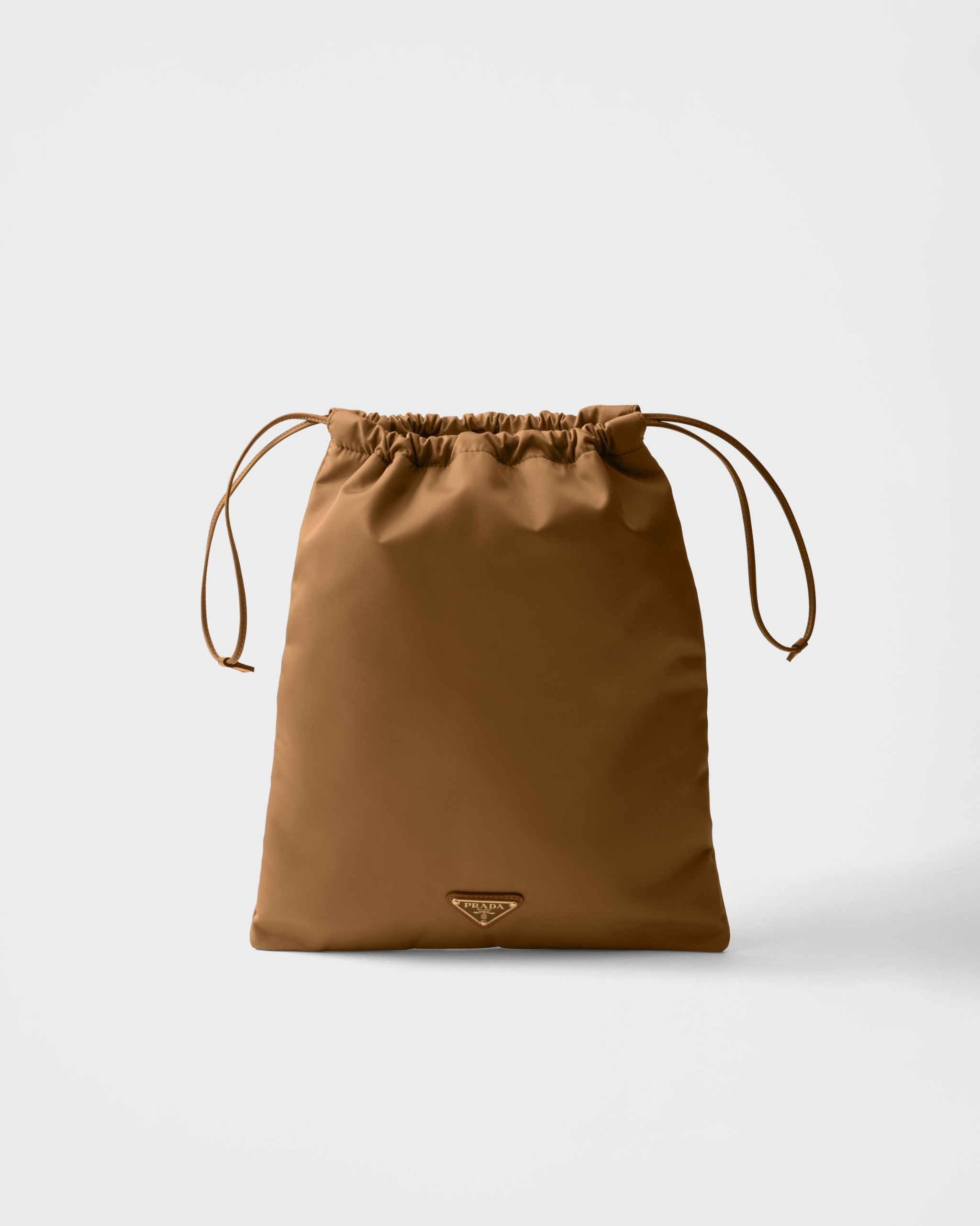 Prada Wish Re-Nylon Pouch - Brandy