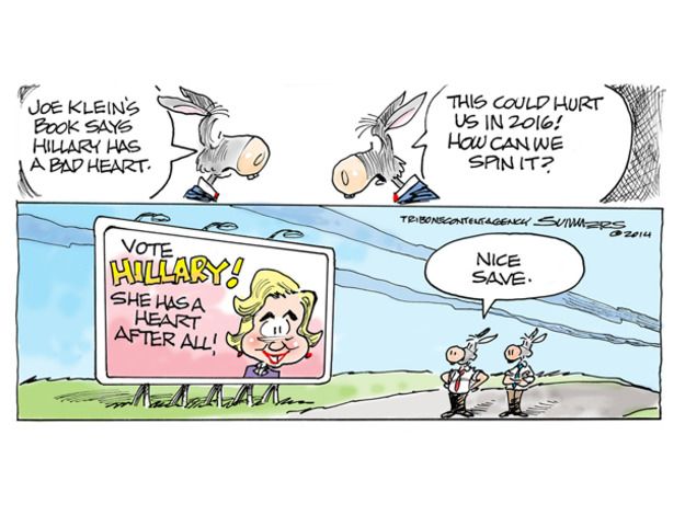 Political cartoon Hillary Clinton 2016