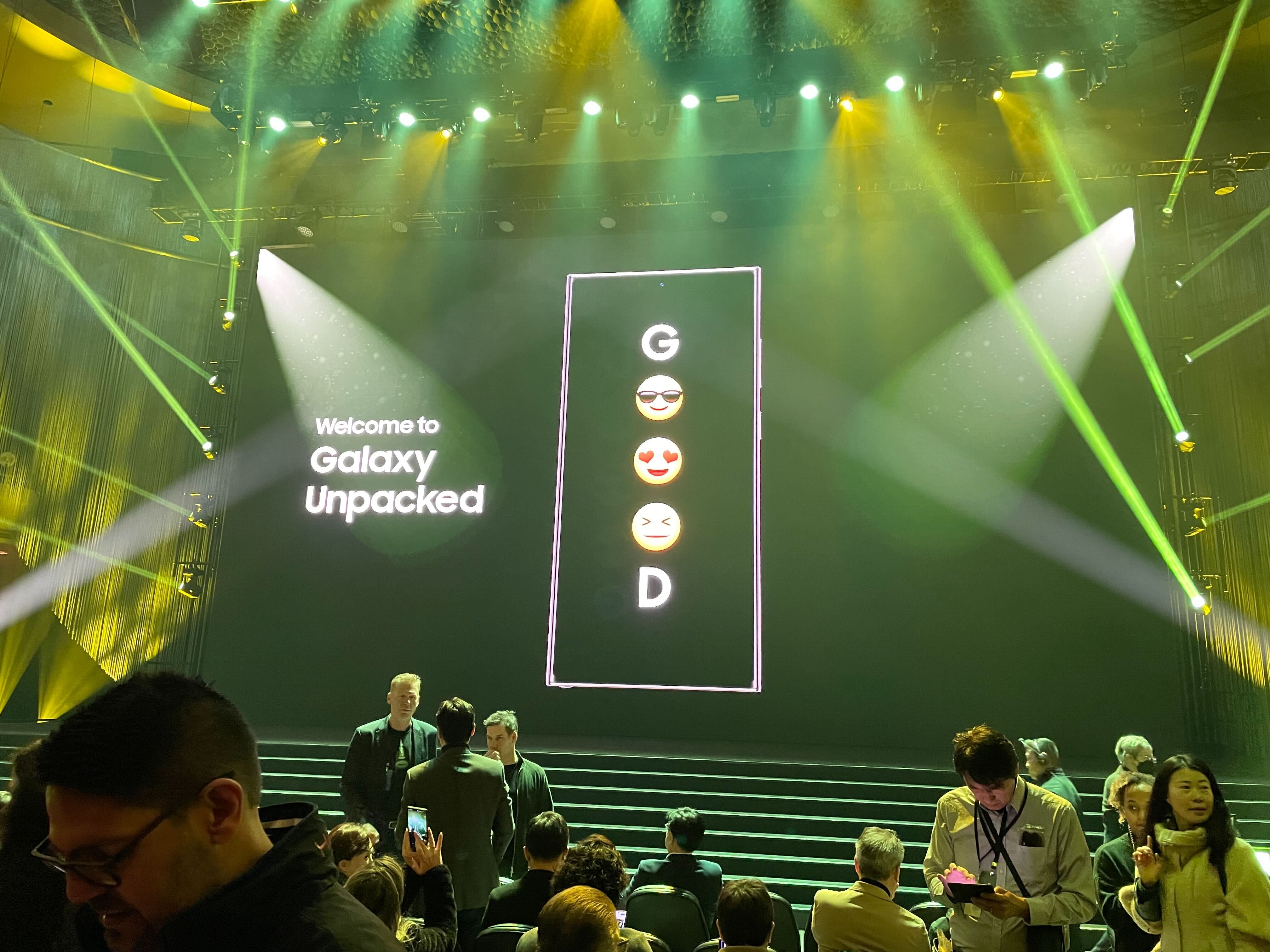 Samsung Unpacked 2023 auditorium