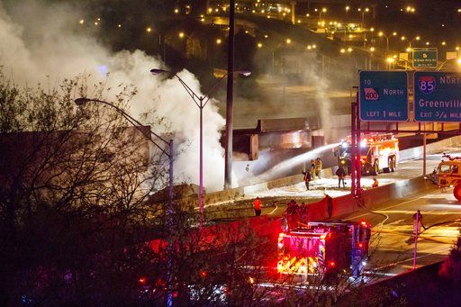 The I-85 collapse in Atlanta