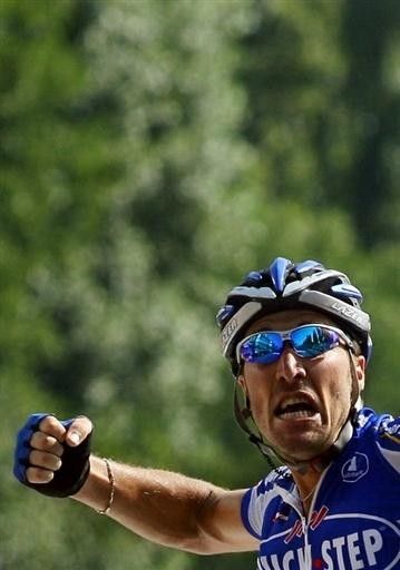 Matteo Tosatto (Quick.Step) is a happy man