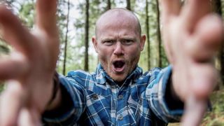 Adventurer Danny Bent with arms outstretched