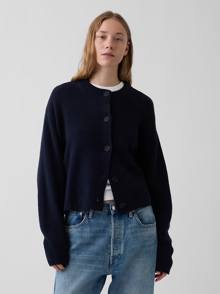Cashsoft Oversized Chunky Cardigan