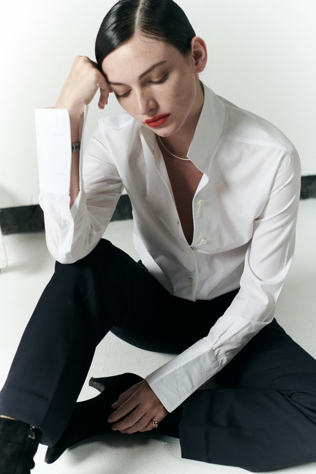 Infinity Collar Shirt