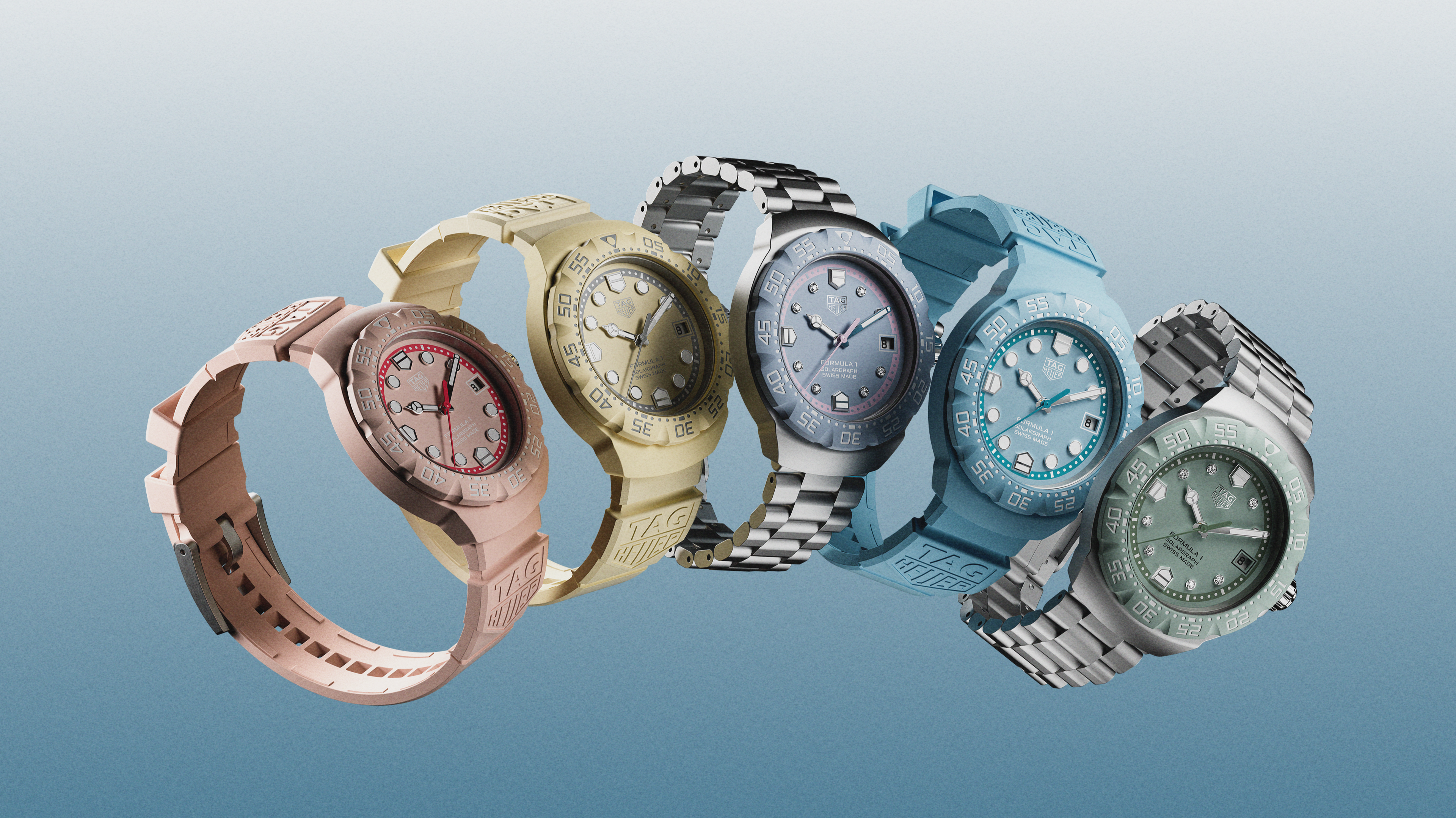 TAG Heuer Formula 1 Solargraph Pastel