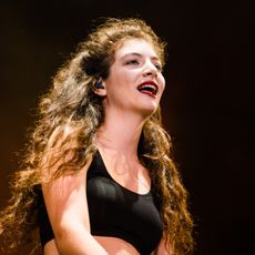 Lorde performing onstage