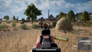 Player Unknown's Battlegrounds first person view bot kill