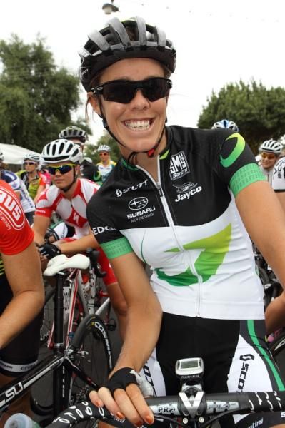 Jessie Maclean (GreenEDGE) on the start line