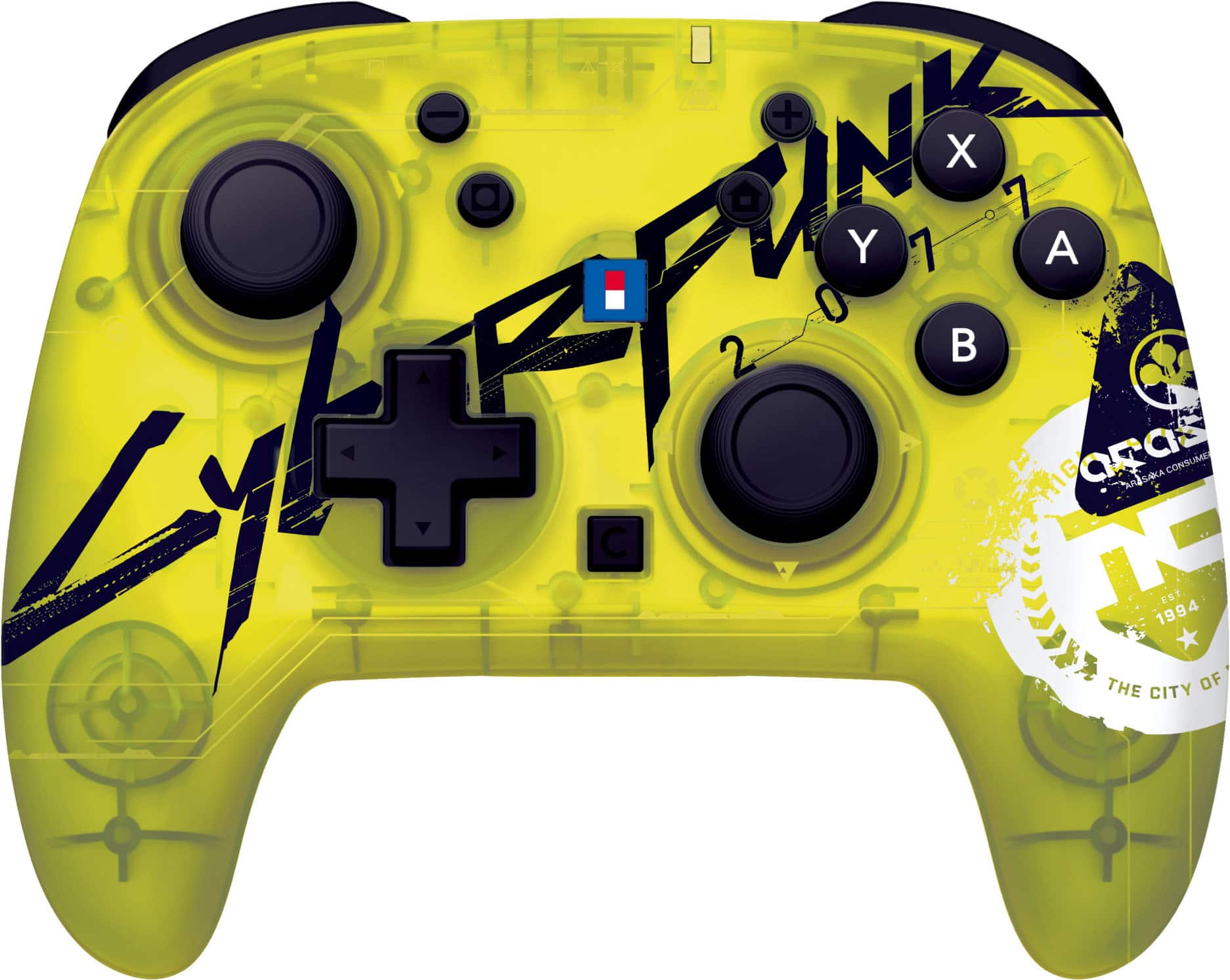 Hori - Wireless Horipad Turbo (cyberpunk 2077) for Nintendo Switch 2 - Yellow