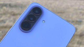 The Samsung Galaxy A57's camera bump.