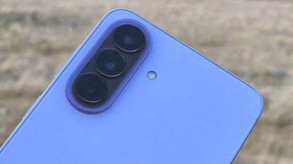 The Samsung Galaxy A57's camera bump.