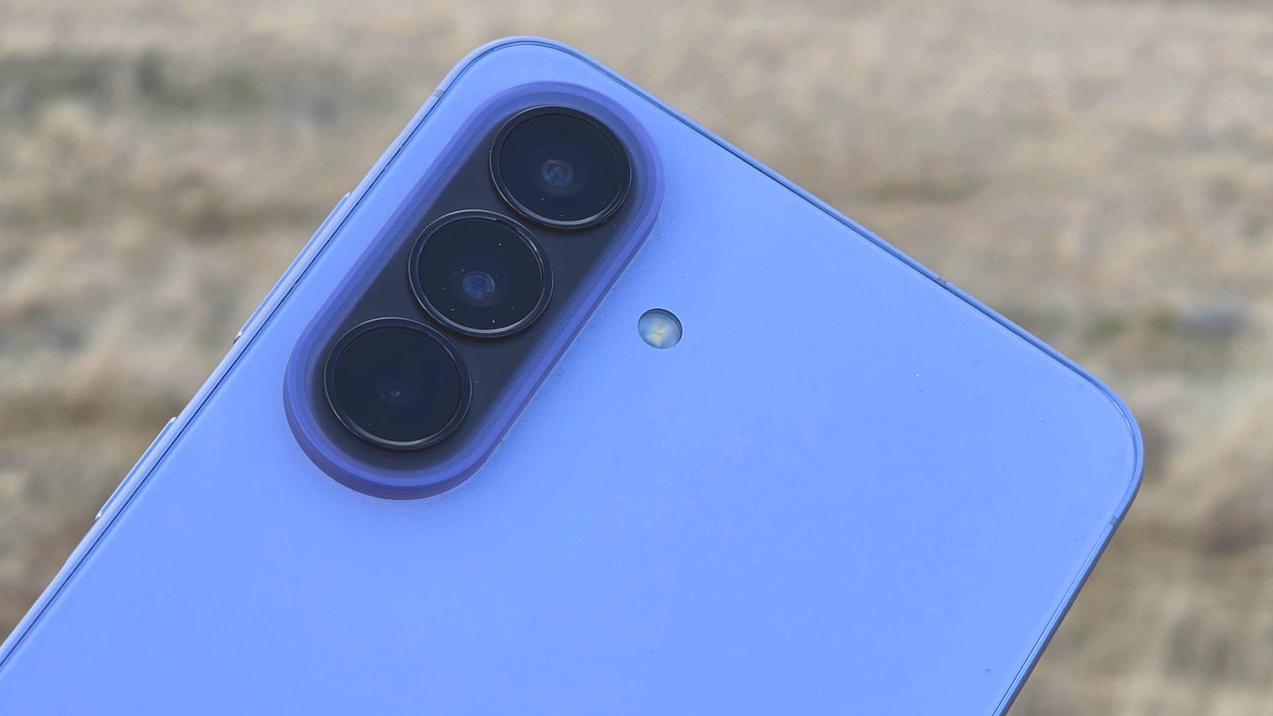 The Samsung Galaxy A57's camera bump.