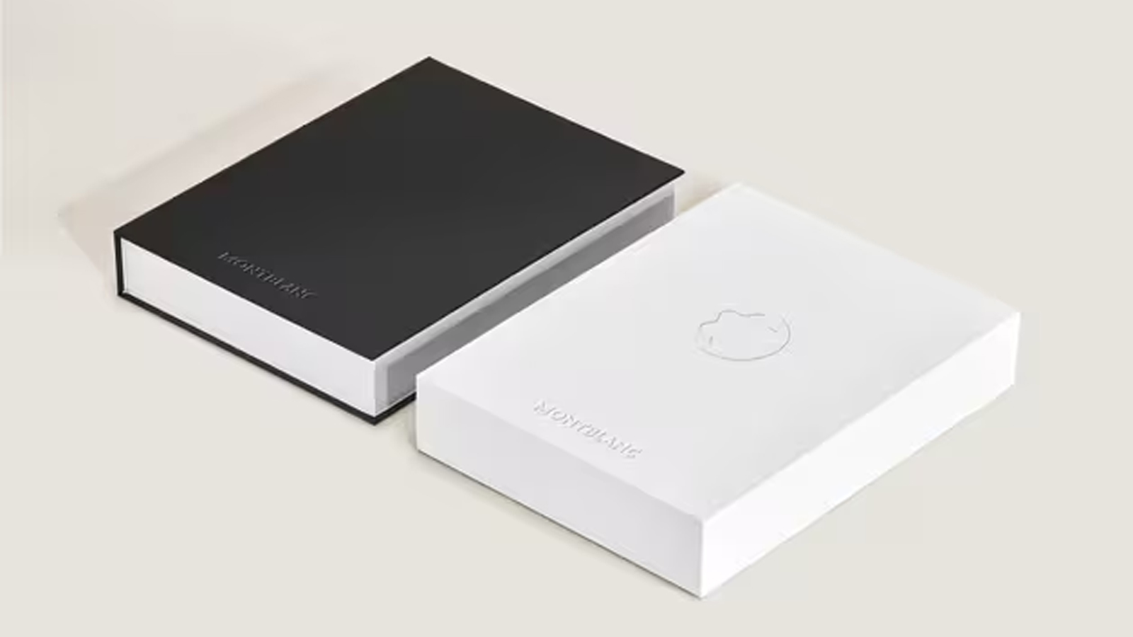 Montblanc digital paper; a designer gold and white e-ink pad