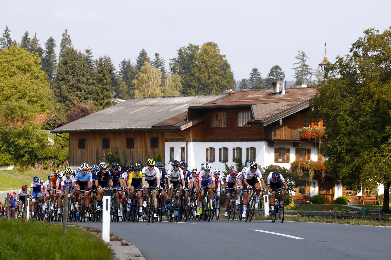 The women's road race at the World Championships