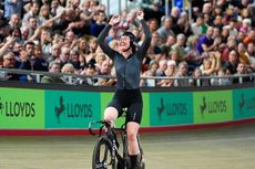 Katie Archibald wins the points race at the National Track Championships 2025