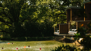 Wild swimming at The Reeds at South Lodge