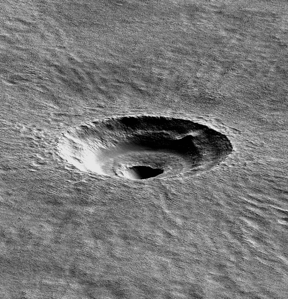 Mars Crater Studied by Bramson