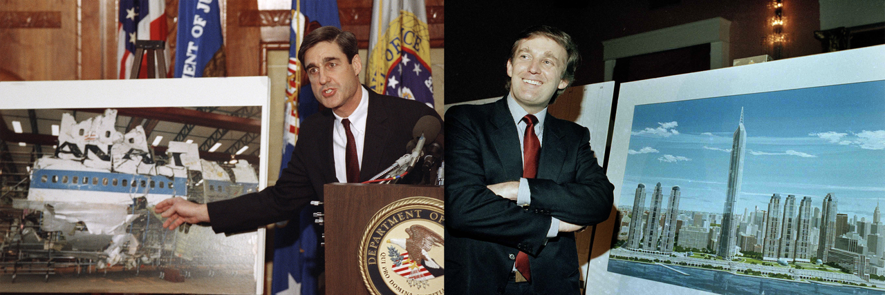 Robert Mueller and Donald Trump, back in the day.