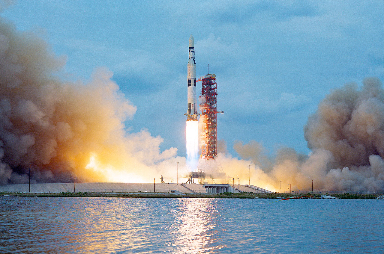 Skylab, the United States' first space station, made it into orbit, but not without significant damage incurred during the launch.