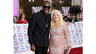 Vanessa Feltz and Ben Ofoedu on the red carpet at the Pride of Britain awards