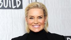 yolanda hadid on a white background