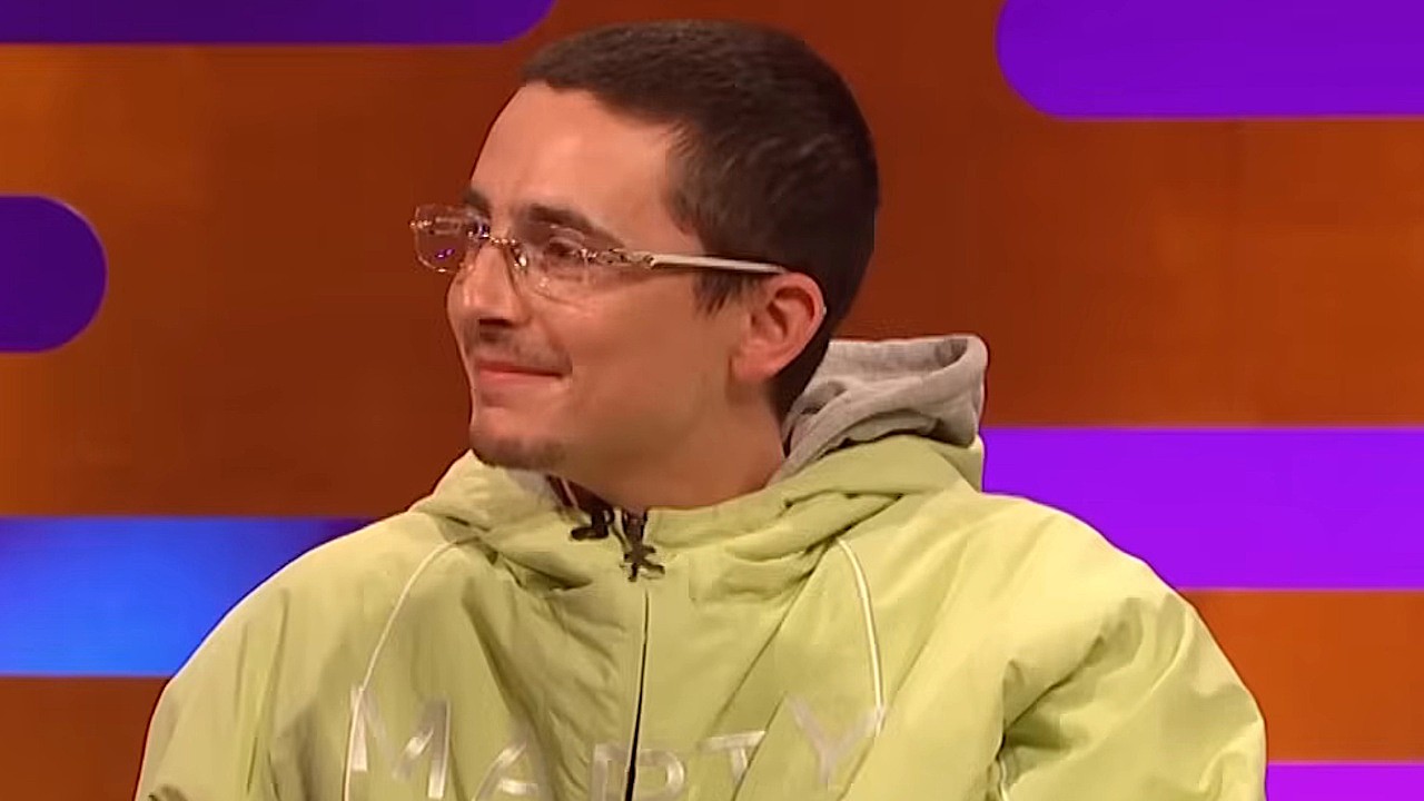 Timothee Chalamet appears on The Graham Norton Show.