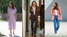 3 images of Kate Middleton