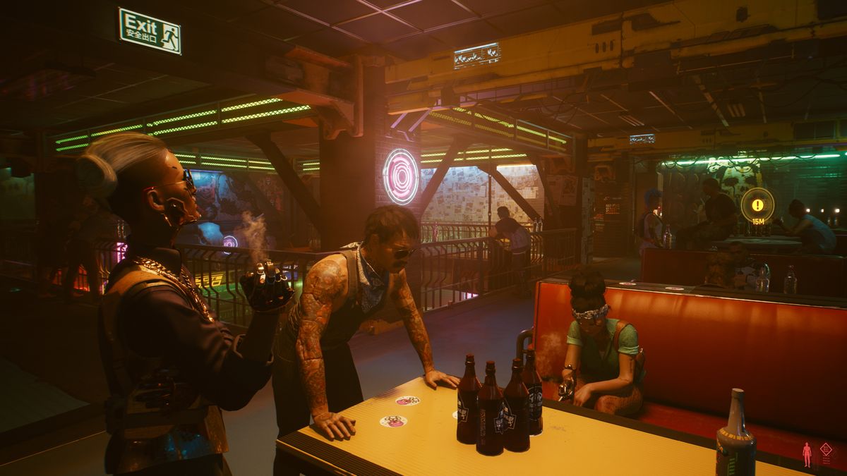 Cyberpunk 2077 running DLSS on PC