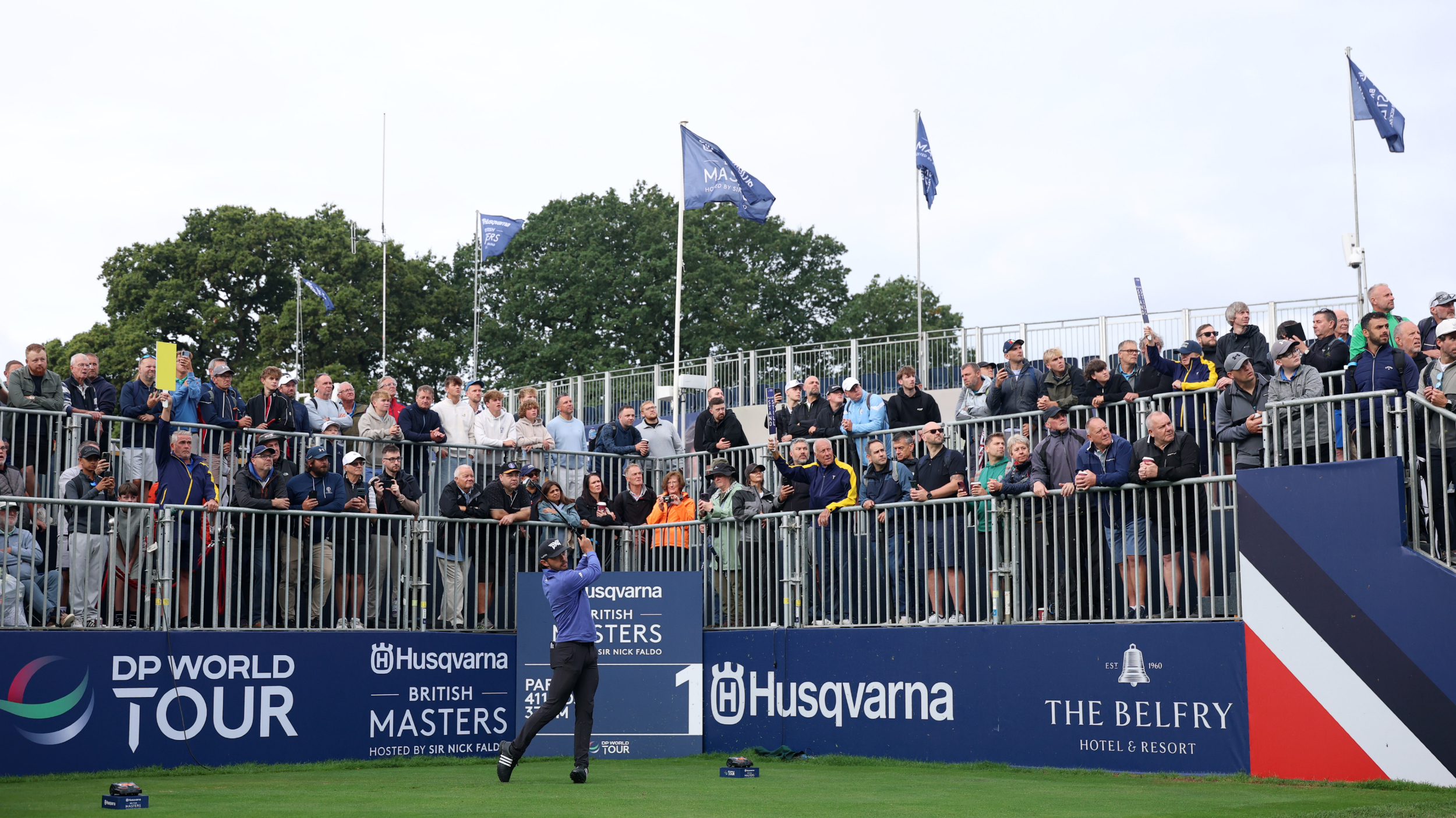 Marco Penge at the British Masters
