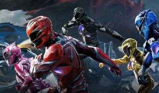 Power Rangers running into action