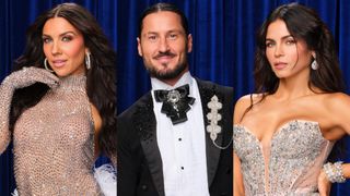 Jenna Johnson, Val Chmerkovskiy, and Jenna Dewan for Dancing With the Stars.