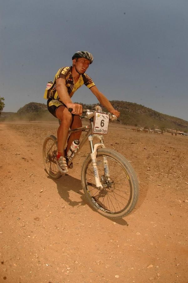 Italy's Ivan Negro in the heart of the Outback