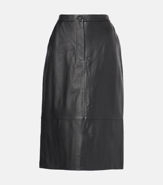 Leather Midi Skirt