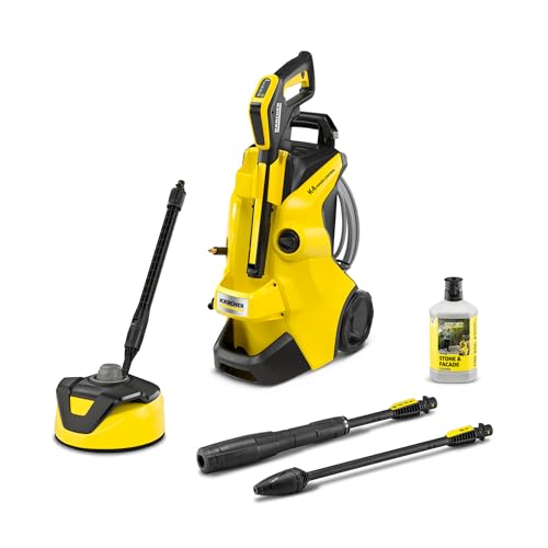 K&amp;auml;rcher K 4 Power Control Flex Home Pressure Washer, Pressure: Max. 130 Bar, Flow Rate: 420 L/h, Area: 30 M&amp;sup2;/h, Water Filter, Weight: 11.5 Kg, Dirt Blaster, Spray Lance, Incl. Home Kit