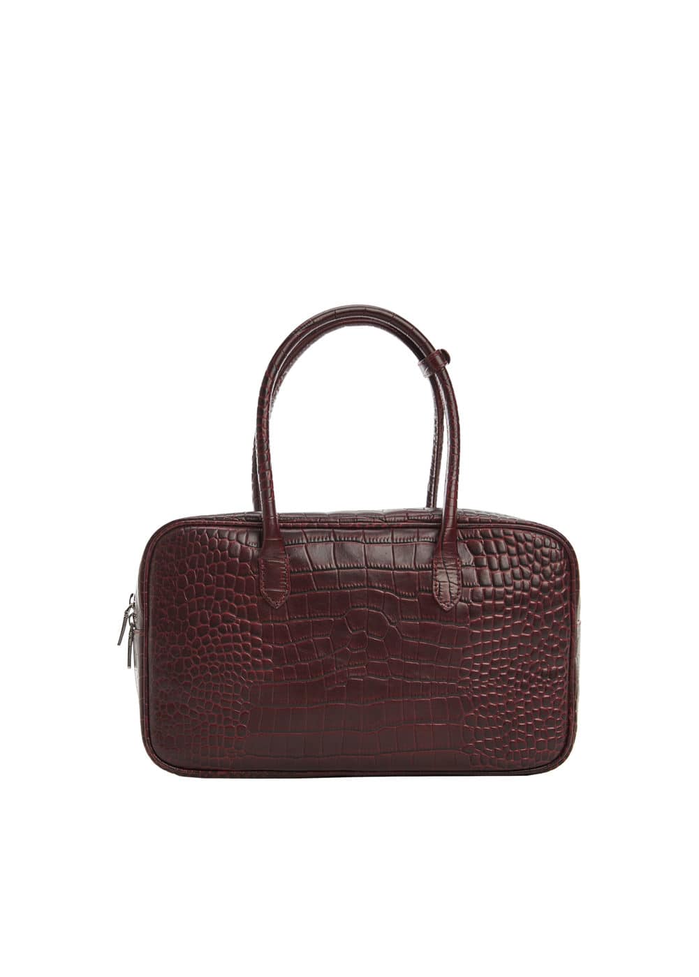 Rectangular Leather Handbag -  Women