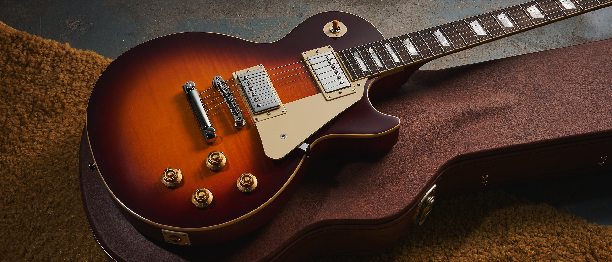 Epiphone Inspire by Gibson Custom 1959 Les Paul Washed Bourbon Burst