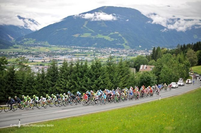 Stage 5 of the Tour of Austria headed to high elevations
