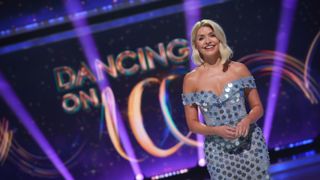 Holly Willoughby on the set of Dancing on Ice 2023