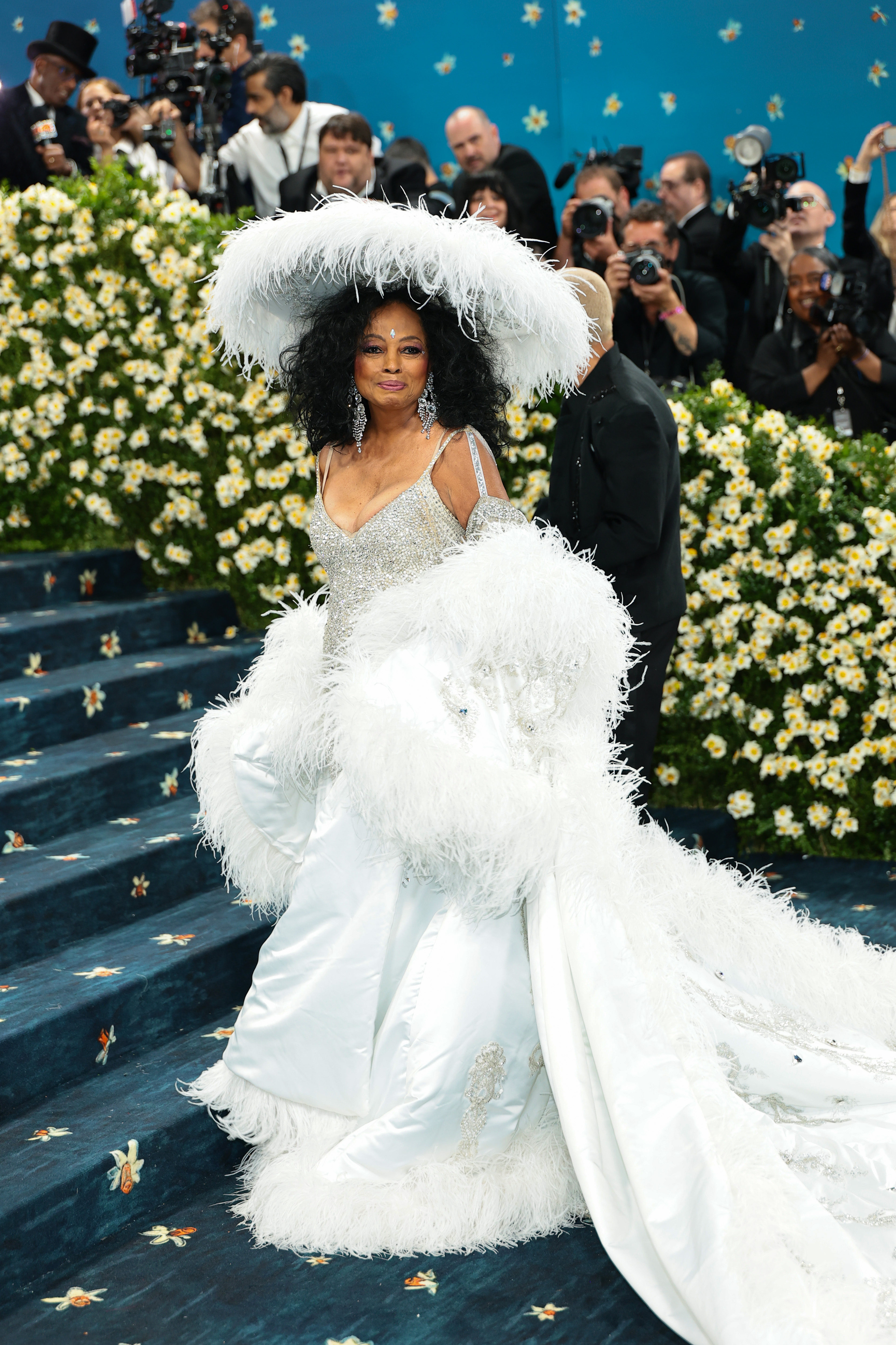 Images of celebrities at the Met Gala in the 2020s.