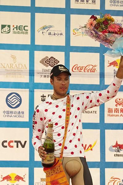 Arkaitz Duran (Footon - Servetto) is the leader of the King of the Mountains competition.