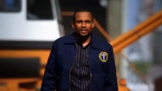 Hill Harper in a jacket and button down shirt in CSI: NY