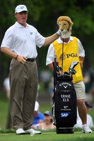 Ernie Els and Ricci Roberts